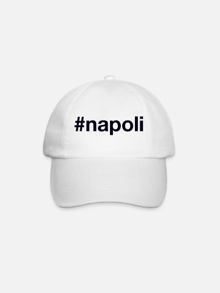 NAPOLI Hashtag - Baseballkappe - Weiß/Weiß