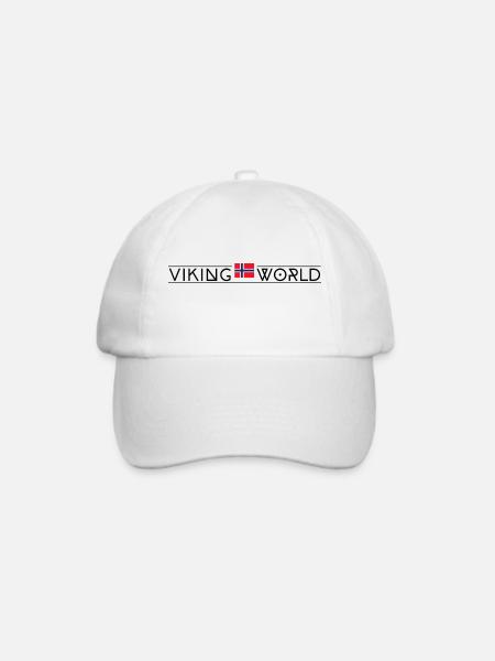 Welt der Wikinger - Baseballkappe - Weiß/Weiß