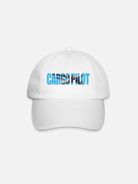 Cargo pilot IL-76 - Baseballkappe - Weiß/Weiß