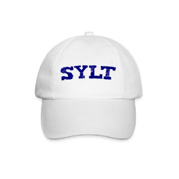Sylt - Nordsee - Deutschland - Westerland - Baseballkappe - Weiß/Weiß - Vorne