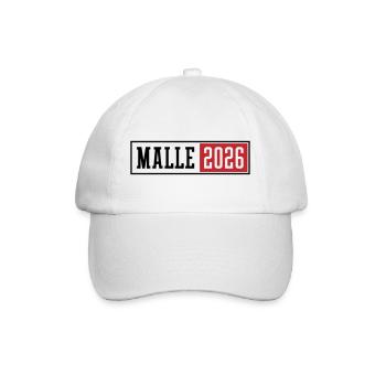 Malle 2026 - Baseballkappe - Weiß/Weiß - Vorne