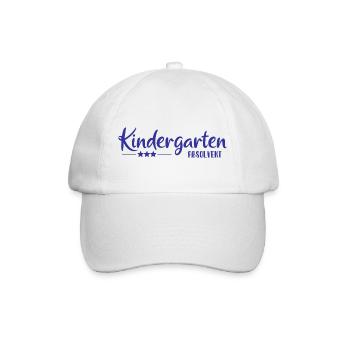 Kindergarten Absolvent - Einschulung - Kita - Baseballkappe - Weiß/Weiß - Vorne