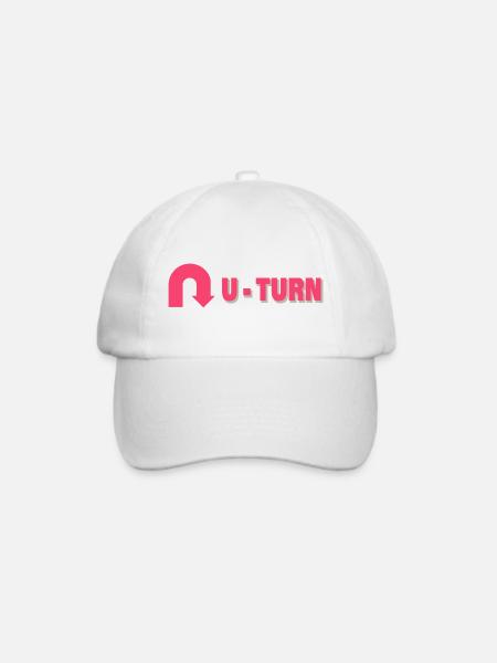 U-TURN - Baseballkappe - Weiß/Weiß