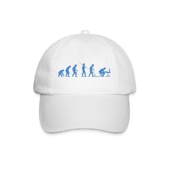 Evolution - Baseballkappe - Weiß/Weiß - Vorne