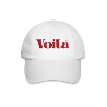 Voila - Baseballkappe - Weiß/Weiß - Vorne