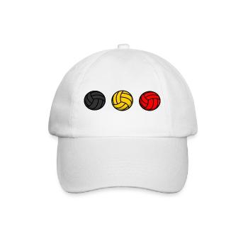 Belgischer Volleyball - Baseballkappe - Weiß/Weiß - Vorne