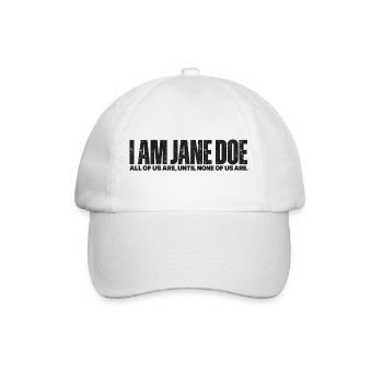 I Am Jane Doe: Kollektive Identität - Baseballkappe - Weiß/Weiß - Vorne