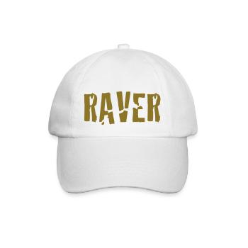raver - Baseballkappe - Weiß/Weiß - Vorne