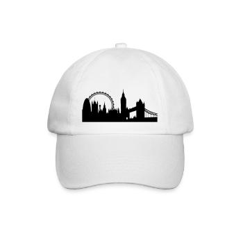 London silhouette 2 - Baseballkappe - Weiß/Weiß - Vorne