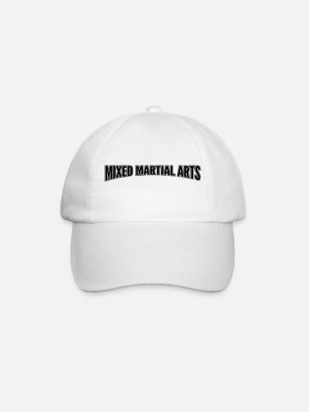 mixed martial arts - Baseballkappe - Weiß/Weiß