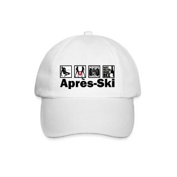 après-ski - Baseballkappe - Weiß/Weiß - Vorne
