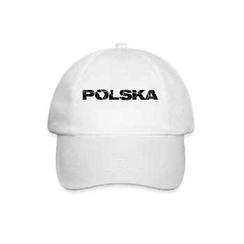 polska design - Baseballkappe - Weiß/Weiß - Vorne