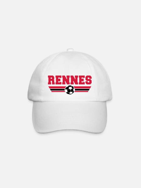 Rennes Fußball 2013 - Baseballkappe - Weiß/Weiß
