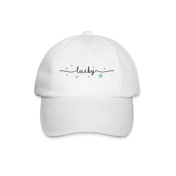 Lucky - Baseballkappe - Weiß/Weiß - Vorne