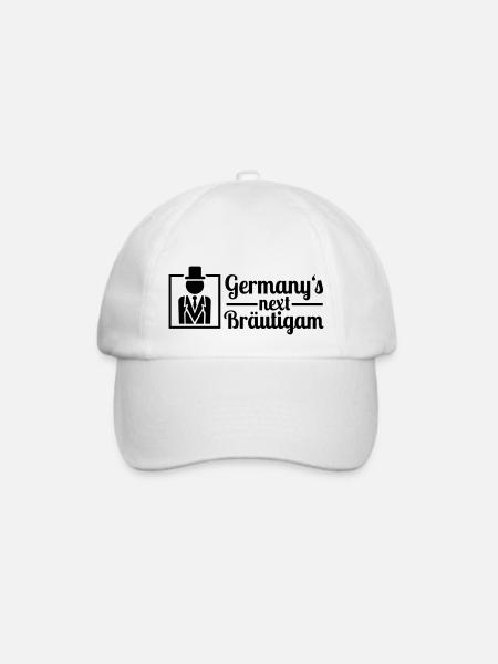 germanys_next_braeutigam_1_f1 - Baseballkappe - Weiß/Weiß