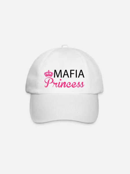 Mafia Princess - Baseballkappe - Weiß/Weiß