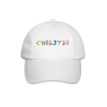 Christin - Baseballkappe - Weiß/Weiß - Vorne