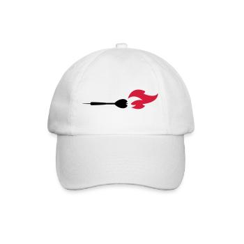 dart dartpfeil - Baseballkappe - Weiß/Weiß - Vorne