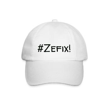 #Zefix! - Baseballkappe - Weiß/Weiß - Vorne