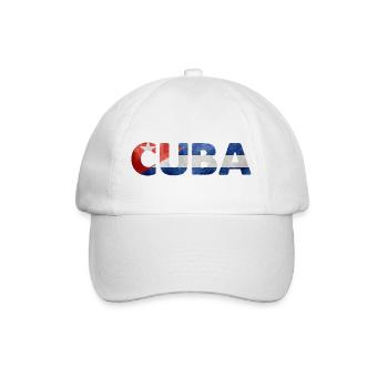 Kuba - Baseballkappe - Weiß/Weiß - Vorne