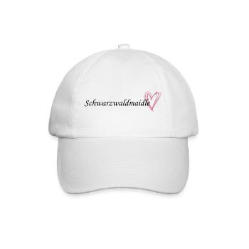 Schwarzwaldmaidle - Baseballkappe - Weiß/Weiß - Vorne