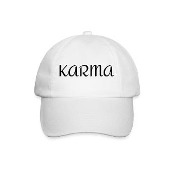 Karma - Baseballkappe - Weiß/Weiß - Vorne