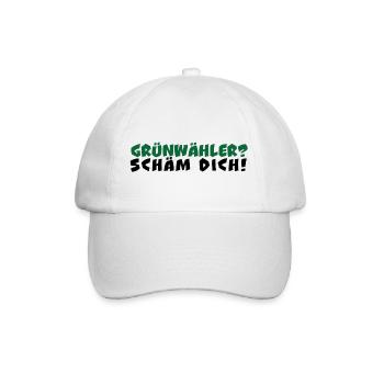 Annalena Baerbock Grüne Wahl Bundestag Die Grünen - Baseballkappe - Weiß/Weiß - Vorne