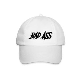 badass splash - Baseballkappe - Weiß/Weiß - Vorne