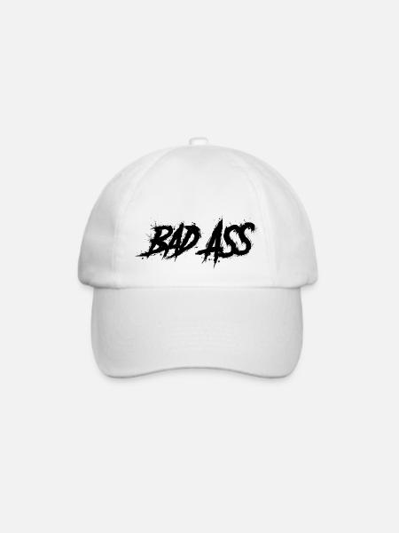 badass splash - Baseballkappe - Weiß/Weiß