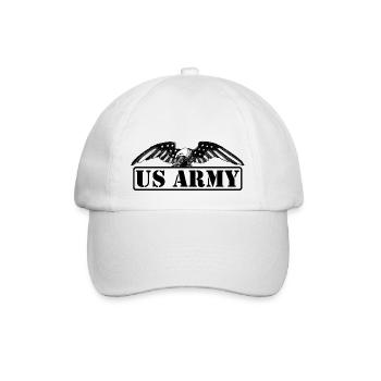 USA ARMY - Baseballkappe - Weiß/Weiß - Vorne