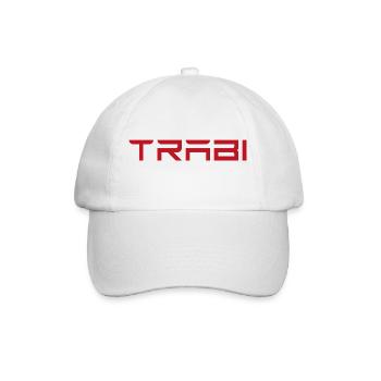 TRABI - lustig - Nostalgie - Baseballkappe - Weiß/Weiß - Vorne