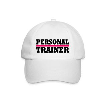 Personal trainer - Baseballkappe - Weiß/Weiß - Vorne