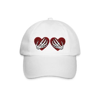 Liebe Hände Sake - Baseballkappe - Weiß/Weiß - Vorne