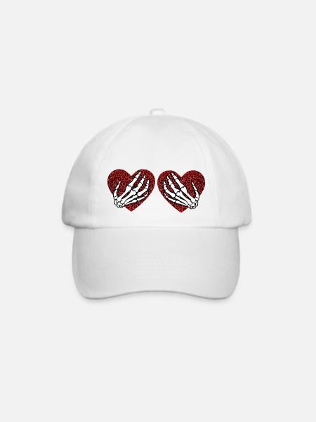 Liebe Hände Sake - Baseballkappe - Weiß/Weiß