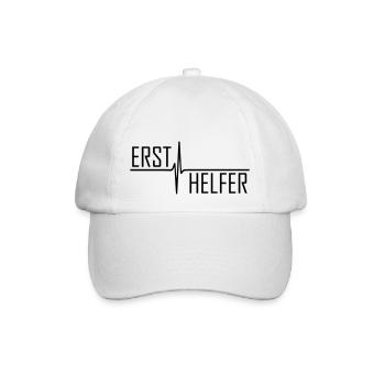 Ersthelfer Sanitäter erste Hilfe - Baseballkappe - Weiß/Weiß - Vorne