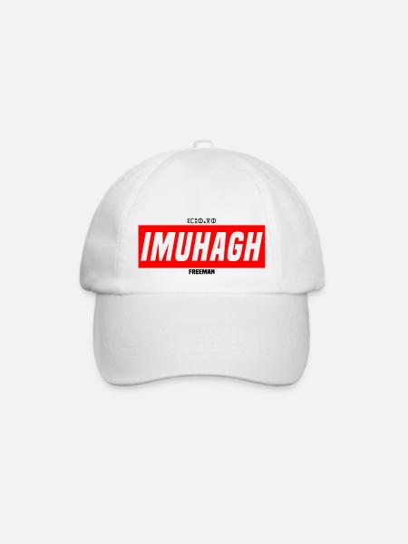 IMUHAGH - Baseballkappe - Weiß/Weiß