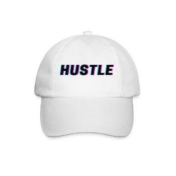 Hustle - Baseballkappe - Weiß/Weiß - Vorne