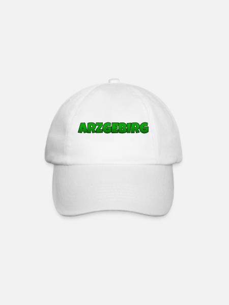 Arzgebirg Heimat Sachsen - Baseballkappe - Weiß/Weiß