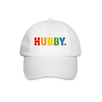 Rainbow shirt HUBBY - Baseballkappe - Weiß/Weiß - Vorne