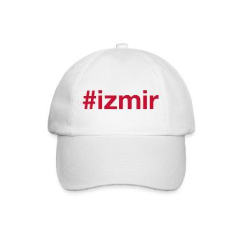 IZMIR Turkey Türkei Hashtag - Baseballkappe - Weiß/Weiß - Vorne