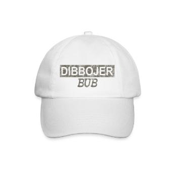 Dibbojer Bub V2 - Baseballkappe - Weiß/Weiß - Vorne
