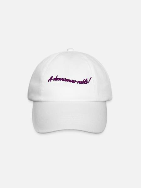 Adawwwrable - Baseballkappe - Weiß/Weiß