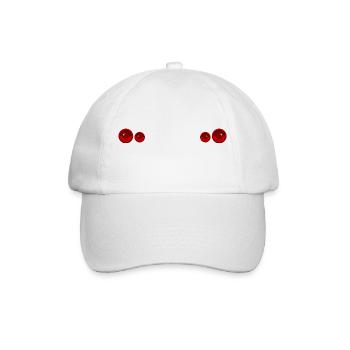 GTR R34 Rücklichter - Baseballkappe - Weiß/Weiß - Vorne