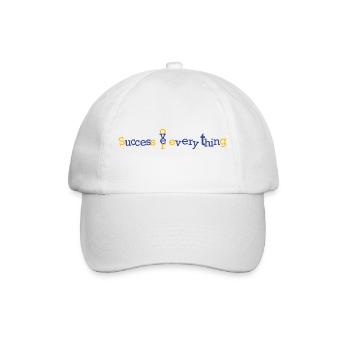 Success over Everything - Baseballkappe - Weiß/Weiß - Vorne