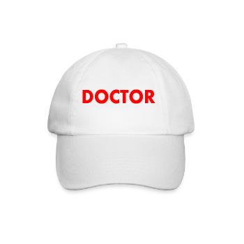 Doctor - Baseballkappe - Weiß/Weiß - Vorne