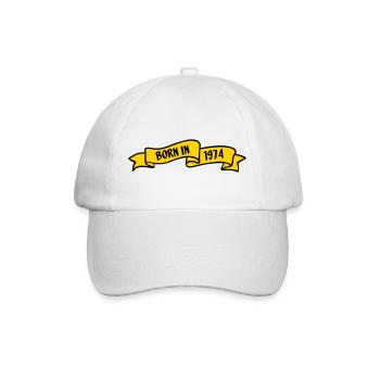 1974 - Baseballkappe - Weiß/Weiß - Vorne