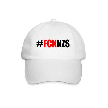 Fck nzs - Baseballkappe - Weiß/Weiß - Vorne
