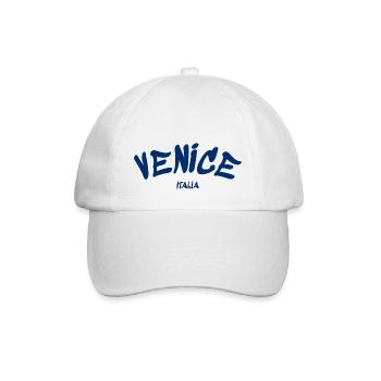 Venice - Venedig - Italia - Italy - Italien - Baseballkappe - Weiß/Weiß - Vorne