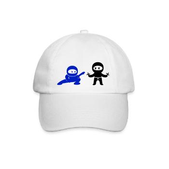ninjas - Baseballkappe - Weiß/Weiß - Vorne
