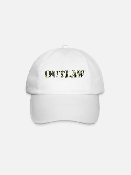 Outlaw - Baseballkappe - Weiß/Weiß